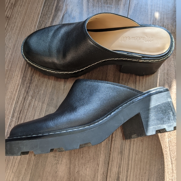 RARE find! Madewell - Chelsea Ridgefield Lug Sole Slip-On Mule | Size 7 | Black - Picture 11 of 14